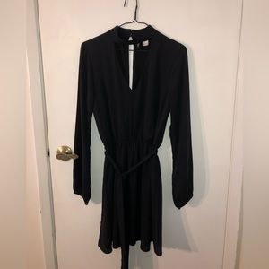 Black Mid-Length Dress - H&M